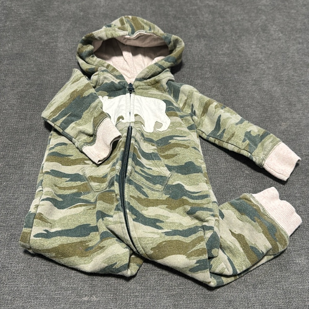 HATLEY Zipper Onesie with Hood